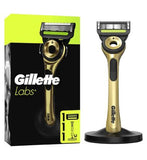GilletteLabs UEFA Champions League Special Edition Razor, 1 Handle, 1 Blade, 1 Magnetic Stand