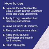 Schwarzkopf LIVE B15 Platinum Blonde Permanent Light Blonde Hair Dye