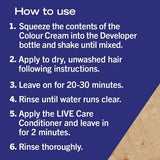 Schwarzkopf LIVE B16 Honey Blonde Permanent Dark Blonde Hair Dye