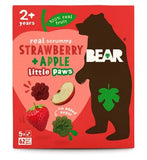 BEAR Paws Fruit Shapes Strawberry & Apple Multipack 5 x 20g