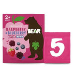 BEAR Paws Fruit Shapes Raspberry & Blueberry Multipack 5 x 20g