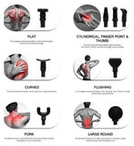 Bodi-Tek Sports Percussion Massage Gun with Lateral Action Massage Belt