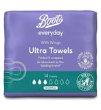 Boots ultra towels normal wing 14s