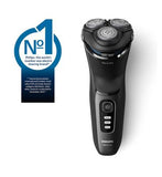 Philips Wet & Dry Electric Shaver Series 3000 with 5D Flex & Pivot heads, Travel Pouch and Pop-up trimmer– S3244/12