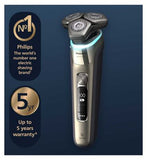 Philips Shaver 9000 Series Wet & Dry Electric Shaver with SkinIQ technology, Quick Clean Pod and Travel case - S9983/55