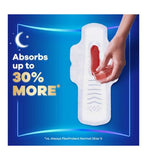 Always FlexProtect Sanitary Pads, Size 4, Night Extra Wings, Unscented, 9 Pads