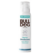 Bulldog Skincare Fresh Mint & Cedarwood Spray Deodorant - 24 Hour Protection, Fresh Scent 125ml