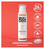 Bulldog Skincare Bergamot & Sandalwood Spray Deodorant - 24 Hour Protection, Fresh Scent 125ml