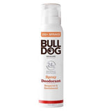 Bulldog Skincare Bergamot & Sandalwood Spray Deodorant - 24 Hour Protection, Fresh Scent 125ml