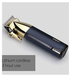 BaByliss Super-X Metal Series Cordless Hair Clipper - Gold/Navy