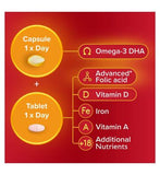 Seven Seas Breastfeeding, Postnatal Vitamins with Omega-3 DHA - Duo Pack - 28 Capsules + 28 Tablets