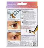 Kiss imPRESS Press-On Falsies No-Glue False Eyelash Clusters Kit Natural