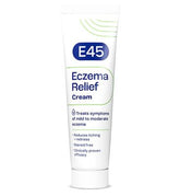 E45 Eczema Relief Cream 60g – To Treat Symptoms of Eczema – Reduces itching and redness – Emollient Cream – Steroid free