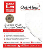 Neo G Opti-Heal Silicone Multipurpose Wound Dressing 8x10cm - 3 Pack