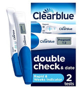 Clearblue Digital Pregnancy Test Combo Pack 2 Tests - Rapid Detection & Weeks Indicator