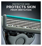 WILKINSON SWORD - Quattro Titanium For Men | Sensitive Comfort | Razor Handle + 9 Blade Refills