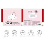 Silver Cloud Heart Print Satin Gift Set