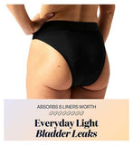 Jude Washable Absorbent Pants Bikini Cut Black