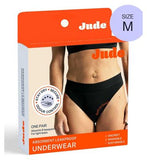 Jude Washable Absorbent Pants Bikini Cut Black