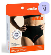 Jude Washable Absorbent Pants High Brief Black