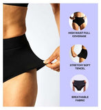 Jude Washable Absorbent Pants High Brief Black