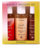 Ann Summers Kissable Massage Set 3 x 50ml