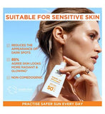 Garnier Glow & Protect Duo: Natural Bronzer Self-Tan Drops (30ml) & Ambre Solaire Vitamin C Facial SPF50+ Fluid (40ml) Bundle