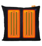 COZY UNA Wireless Heated Cushion 45 by 45cm Royal Blue