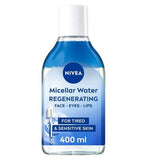 NIVEA Regenerating Micellar Water +5% Serum with Panthenol & Squalane for Tired & Sensitive Skin 400ml