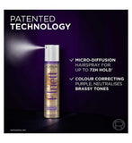 L'Oreal Paris Elnett hairspray, anti-brassiness for blonde & white hair - strong hold 200ml