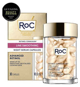 RoC RETINOL CORREXION Line Smoothing Night Serum Capsules for Visible Reduced Fine Lines & Wrinkles 30ct