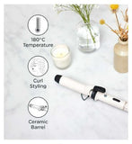 Love My Hair Ceramic Curling Tong in Blush Pink