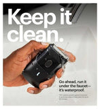 MANSCAPED The Handyman, Compact Face Shaver, Portable Men’s Travel Facial Hair Razor, Electric Foil Trimmer