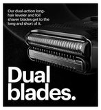 MANSCAPED The Handyman, Compact Face Shaver, Portable Men’s Travel Facial Hair Razor, Electric Foil Trimmer