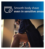 Philips Series 5000 Cordless and Showerproof Body Groomer with Back Attachment and Skin Comfort System - BG5021/15