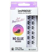 KISS imPRESS Eyelash Cluster Mini - Edgy Wispy