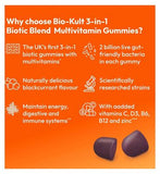 Bio-Kult 3-in-1 Biotic Blend Multivitamin Gummies for Teens, Blackcurrant Flavoured, 30 Gummies