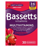 Bassetts Strawberry Flavour Multivitamins 3-6 Years - 30 Pack