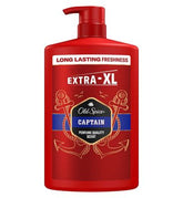 Old Spice Captain Men’s Shower Gel & Shampoo 1000ml Multi-Use 3-in-1 Hair-Face-Body Wash