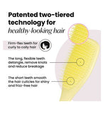 Tangle Teezer Ultimate Detangler Plant Curly to Coily Pastel Lemon