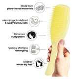Tangle Teezer Ultimate Detangler Plant Curly to Coily Pastel Lemon