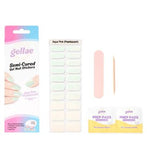 Gellae Gel Nail Sticker Aqua Pink Pearlescent