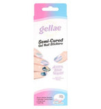 Gellae Gel Nail Sticker Azure Blue Waves