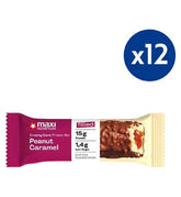 Maxi Nutrition Creamy Core Peanut Caramel Protein Bar 45G x 12 Bundle