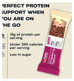 Maxi Nutrition Creamy Core Strawberry Cream Yoghurt Protein Bar 45G x 12 Bundle