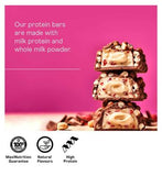 Maxi Nutrition Creamy Core Strawberry Cream Yoghurt Protein Bar 45G x 12 Bundle