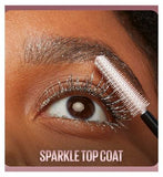 Maybelline Mascara Lash Sensational Glitter Sky High Volumizing & Thickening Eyelash Lengthening, Top Coat, Space Diamond