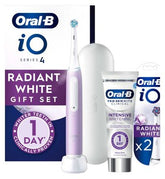 Oral-B iO4 Lavender Electric Toothbrush Radiant Whitening Gift Set