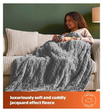 Silentnight Luxury Super Cosy 9-Heat Setting Heated Throw - Charcoal