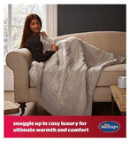 Silentnight Comfort Control Heated Throw - 9 Heat Settings - Natural